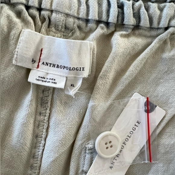 ANTHROPOLOGIE Light Acid Wash High Rise Denim Beach Pants Size XL NEW $130 - Picture 4 of 5